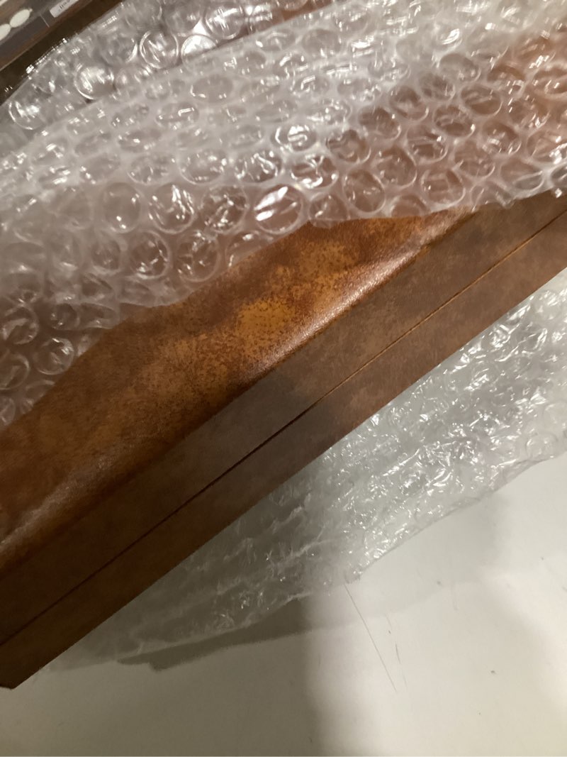 Condition photo showing New/Like New for Large Backgammon Sets for Adults - Classic Board Games for 2 Players Adults and Kids - Premium Backgammon Set 15 inch Board and 32 Backgammon Pieces in Quality PU Leather Case - Gift for Man Premium Brown