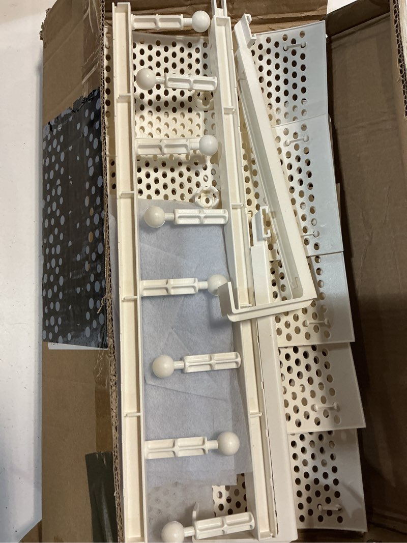 Condition photo showing Good Condition for air conditioner deflector,8-blade 360° adjustable mini split deflector anti direct blowing change wind direction for wall mounted air conditioners,white