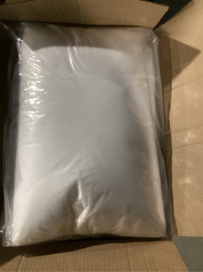 Condition photo showing New/Like New for EDOW Throw Pillow Inserts, Set of 2 Lightweight Down Alternative Polyester Pillow, Couch Cushion, Sham Stuffer, Machine Washable. (White, 24x24) 24"x24"