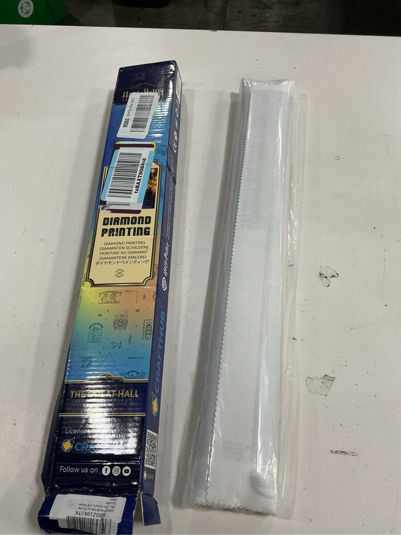 Condition photo showing New/Like New for crafthub harry potter painting by numbers kit - the great hall - canva without frame. wood brush set*4 with hook, 18-24 colors, a4 paper guider