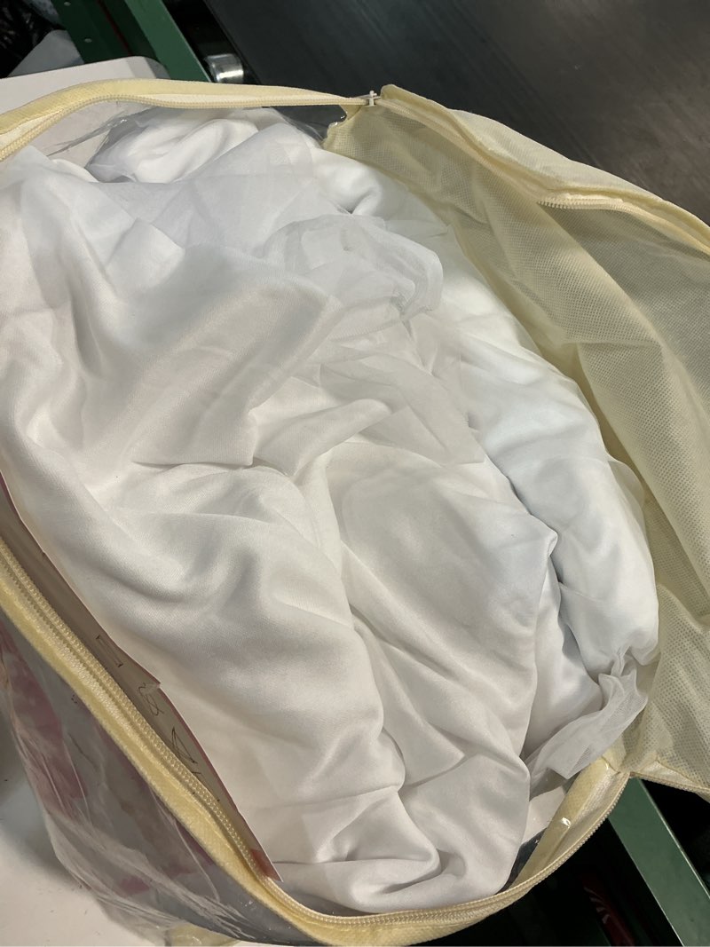 Condition photo showing Good Condition for white tulle table cloths for 6 foot rectangle tables, white tulle table skirt table cover 6ft desk skirt party banquet tablecloth baby shower fabric elastic stretch fitted ruffle wedding table cloths white 72" x 30" (6ft-4pack)