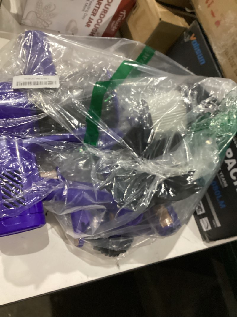 Condition photo showing As Is for Cordless Vacuum Cleaner, 180° Bendable Wand Stick Vacuum Cleaners with LED Touch Screen, 8-in-1 Lightweight Rechargeable Vacuum with 1.5L Dust Cup for Home Hard Floor Low-Pile Carpet Blue