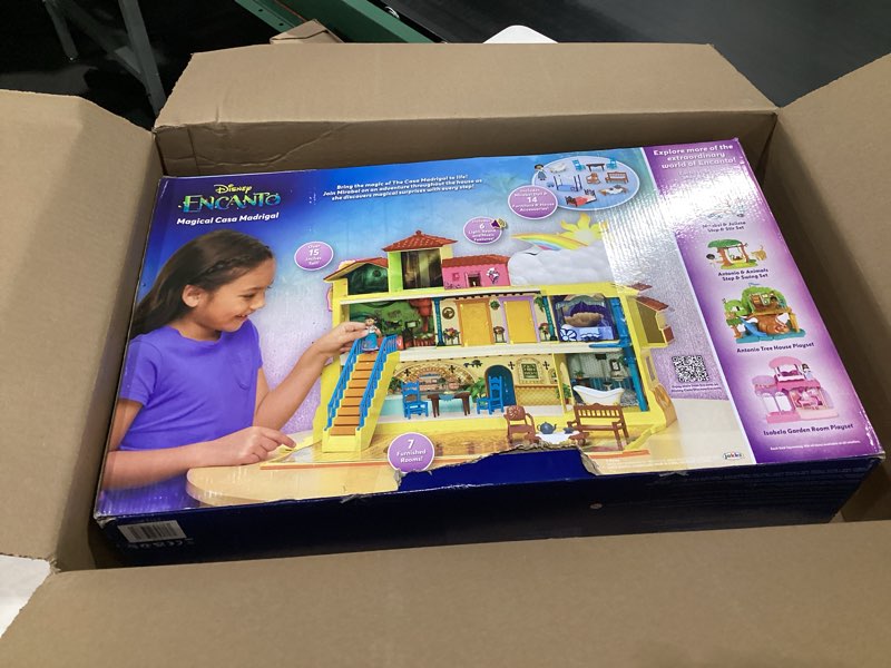 Condition photo showing Good Condition for Disney Encanto Magical Madrigal House Playset with Mirabel Doll & 14 Accessories - Features Lights, Sounds & Music!