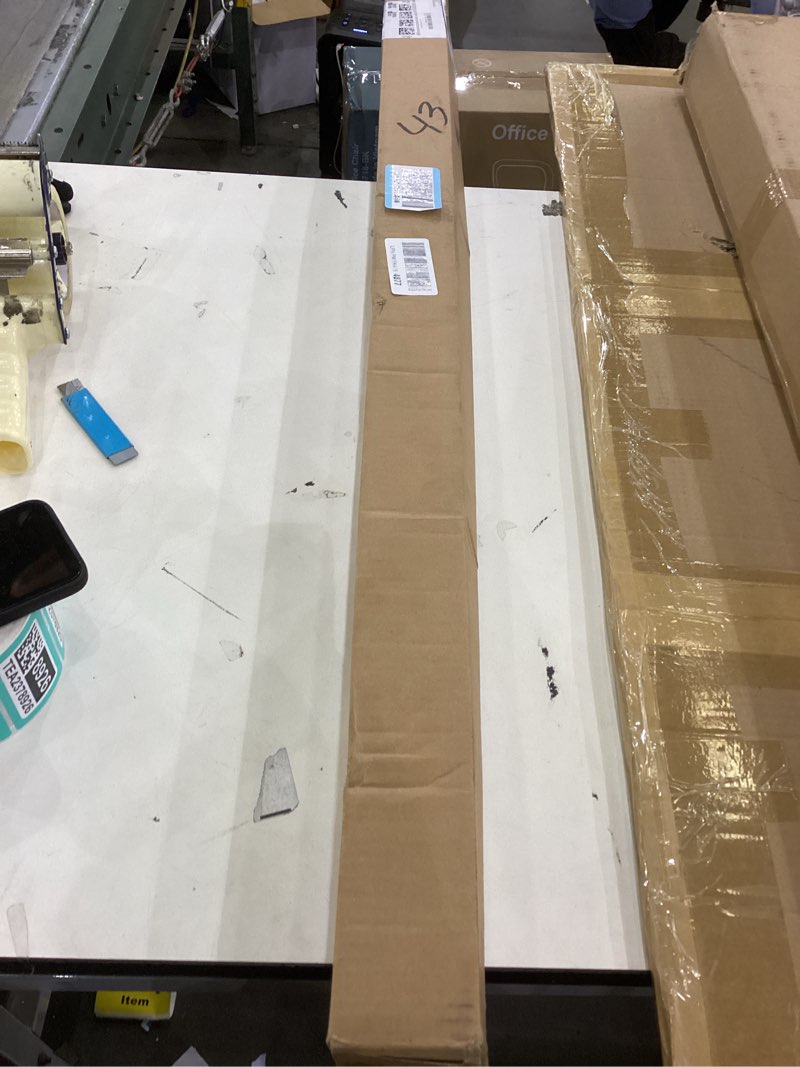 Condition photo showing As Is for Ivilon Tension Curtain Rod - Spring Tension Rod for Windows or Shower, 54 to 90 Inch. Chrome 54" to 90" Chrome