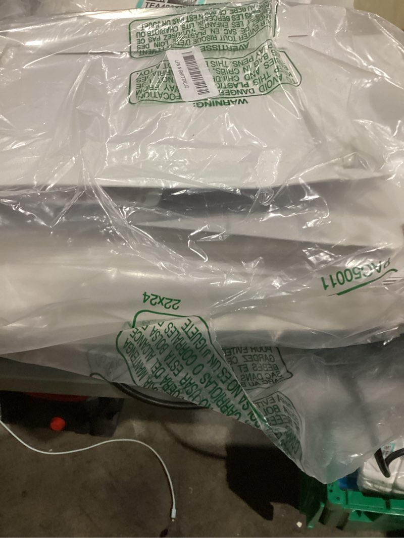 Condition photo showing As Is for RomanticBaking 50 Pack Small Cookies Boxes with Window 9 1/2" x 6" x 1 1/4" Pastry Bakery Boxes for Macaron,Cakesicle,ricek rispy treats, Browine 50 White