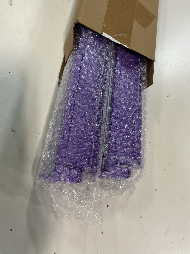 Condition photo showing Good Condition for 4 pcs 18.7 inch purple acrylic mahjong tile racks with pushers for game night american mahjong racks tile set for mah jong lovers and beginners