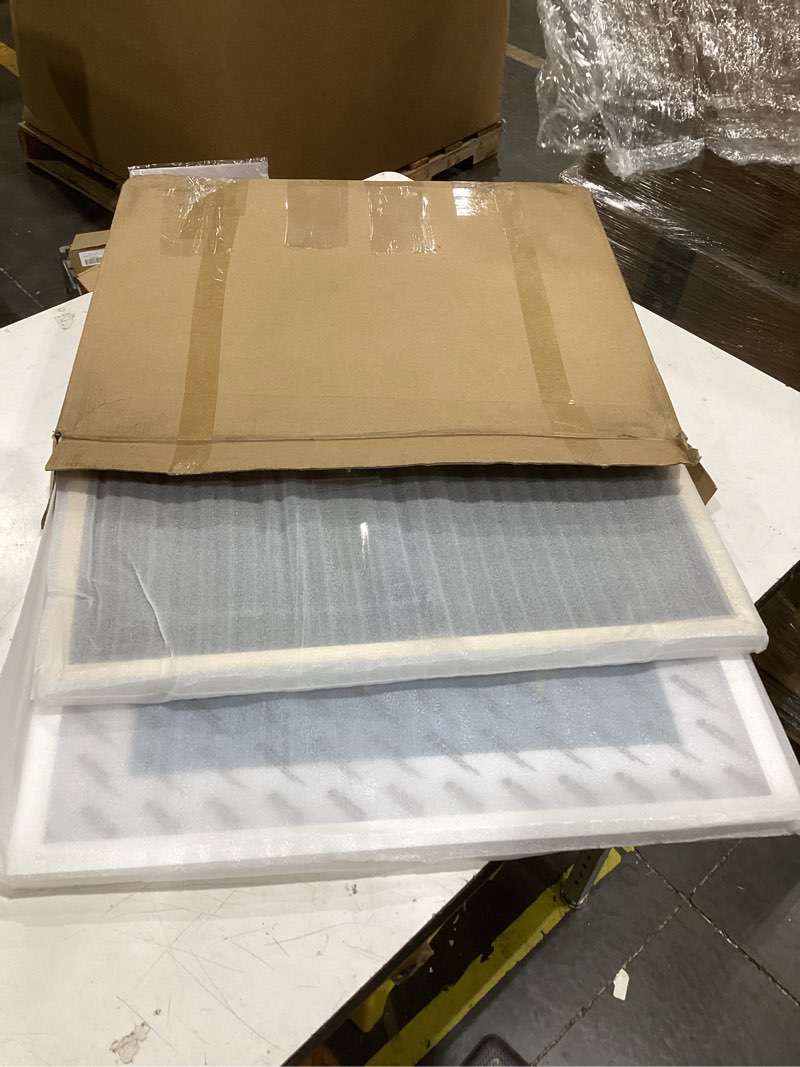 Condition photo showing Good Condition for kaoiko 16x20inch picture frame 2 pack white solid wood display pictures 12x16 with mat or 16x20 wall without mounting photo frames?2pcs? 2 16x20 inch