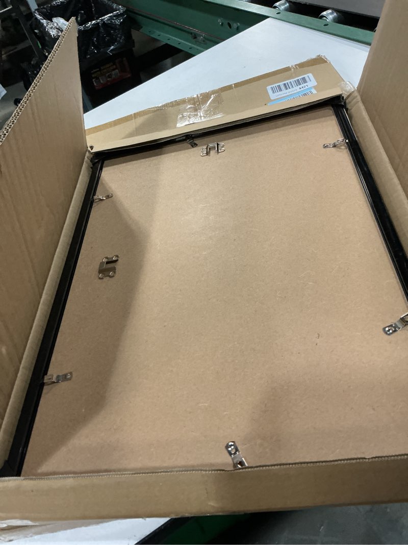 Condition photo showing Good Condition for lavie home 14x20 picture frame for wall display, 14x20 black picture frame with hd plexiglas, 14 x 20 poster frame 1 pack, display frame for vertical or horizontal, classic collection