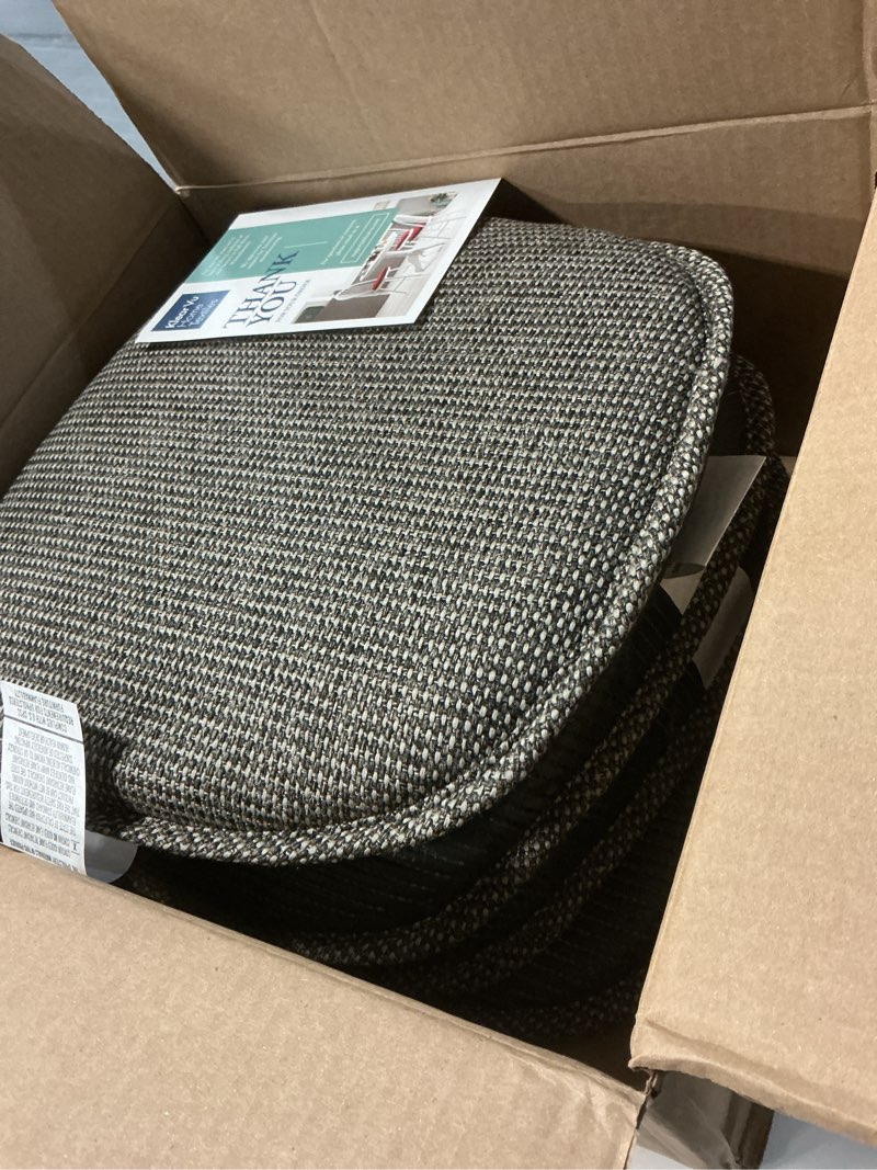 Condition photo showing Good Condition for klear vu gripper non-slip mid century modern shell chair cushion, assembled in usa, extra thick fill, omega upholstery fabric, set of 4 for dining room and kitchen, 4 count (pack of 1), taupe