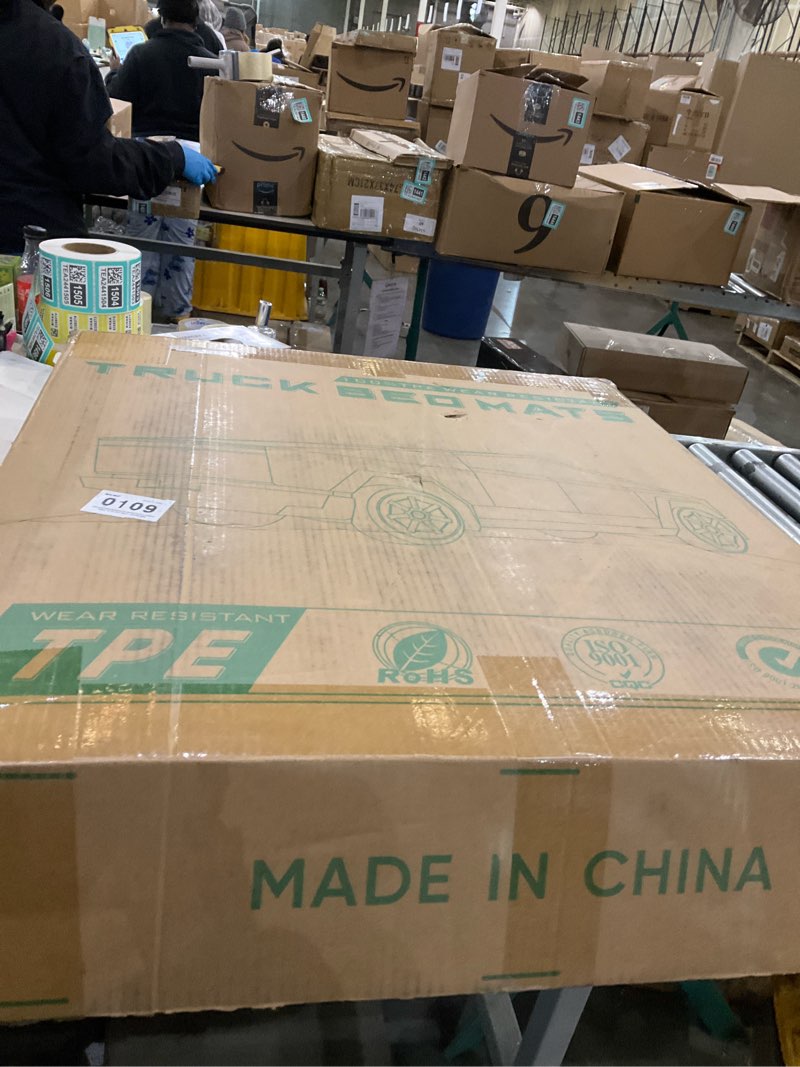 Condition photo showing New/Like New for Truck Bed Mat Compatible for Tesla Cybertruck 2023 2024 2025 Accessories, 6PCS All Weather TPE Truck Bed Liner, Custom Fit Heavy Duty Utility Pickup Bed Mats, Frunk Mat, Rear Trunk Mat, Tailgate Mat