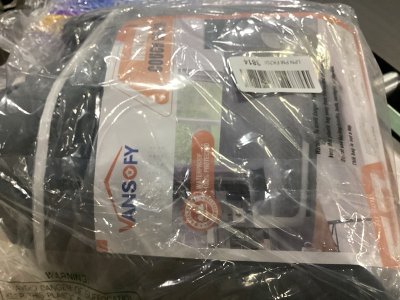 Condition photo showing New/Like New for VANSOFY Upgraded Sectional Couch Covers 100% Waterproof L Shaped Sofa Slipcover Reversible Chaise Lounge Cover for Sectional Sofa Cover for Pets Cat Dog(Small,Dark Gray) Dark Gray Small