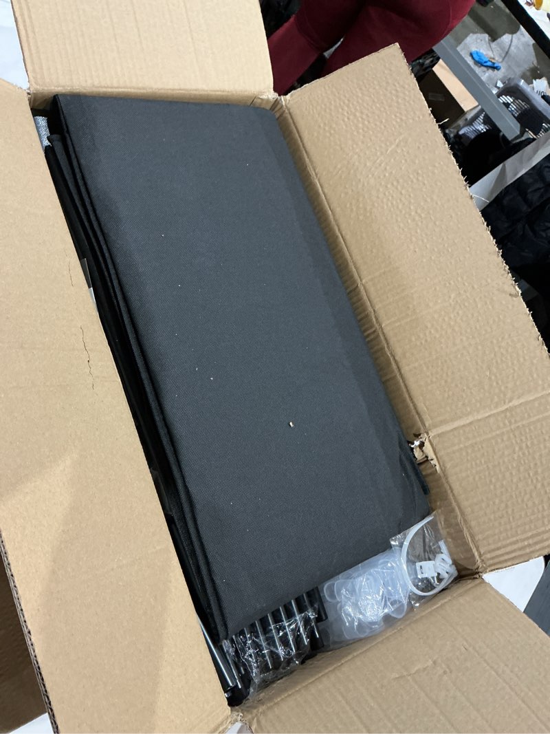 Condition photo showing Good Condition for songmics portable closet, fabric wardrobe, clothes rack with shelves, pockets, large capacity, 4 hanging rods, 74.4 x 17.7 x 70.9 inches, black uryg011bz02 3 tiers(70.9"h) black