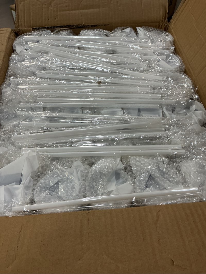 Condition photo showing New/Like New for 30 Pieces Skinny Tumbler with Lid and Straw, 16 oz Matte Acrylic Tumbler Insulated Double Wall Plastic Reusable Cups Vinyl Customized DIY Gifts for Parties, Birthday, Home, Office (White)