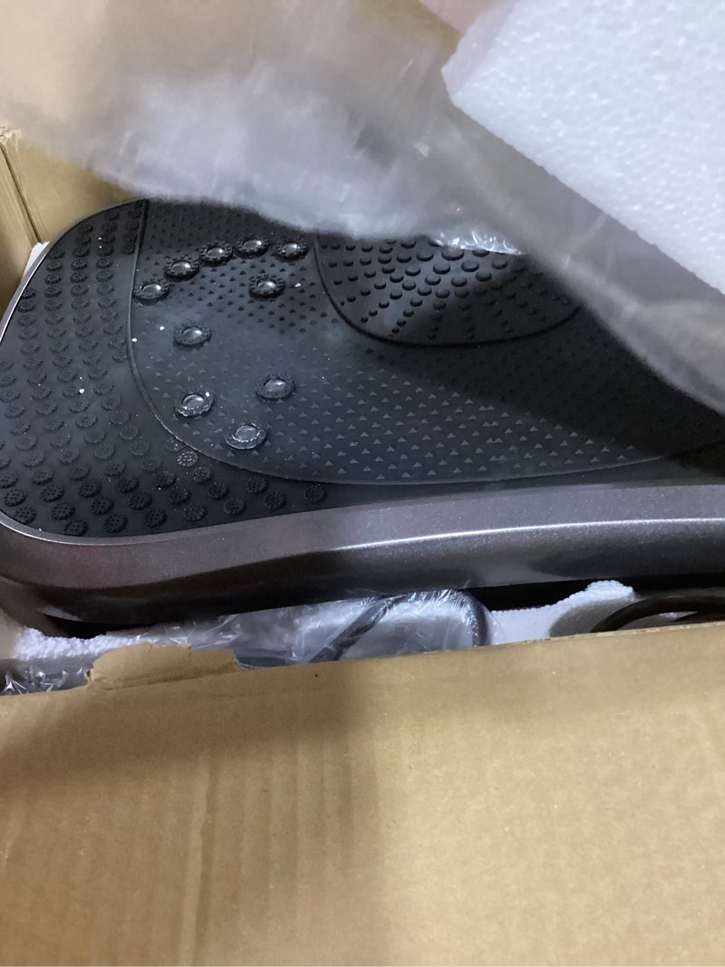 Condition photo showing Good Condition for AXV Vibration Plate Fitness Platform Exercise Machine Vibrating Shaking Full Body Shaker Workout Vibrate Stand Shake Board Sport Gym for Weight Loss Fat Burner for Women Men SLIM-GRAY