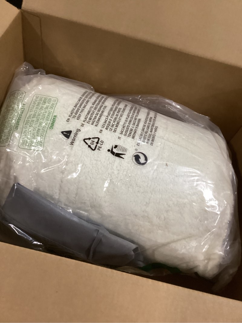 Condition photo showing Good Condition for Wemore Fleece Weighted Blanket for Adults (60" x 80" 15lbs, Cream White), Dual Sided Cozy Soft Sherpa Heavy Blanket with 3D Imitation Turtle Shell Warm Jacquard Flannel for Couch and Bed Cream White 60" x 80" 15lbs