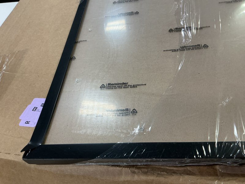 Condition photo showing As Is for MENNTHUI 17x24 Black Picture Frame, Wall Mounting Horizontally or Vertically, Decoration for Photos, Paintings, Posters, Artwork