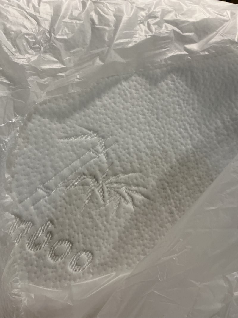 Condition photo showing Good Condition for 32x22 Bassinet Mattress for Fodoss: 2" Thick Dual Sided Gel Memory Foam Bassinet Mattress Fit for Maxi-COSI, Fodoss, Yacul, Cloud Baby Bassinet 32" x 22" x 2" Bamboo cover