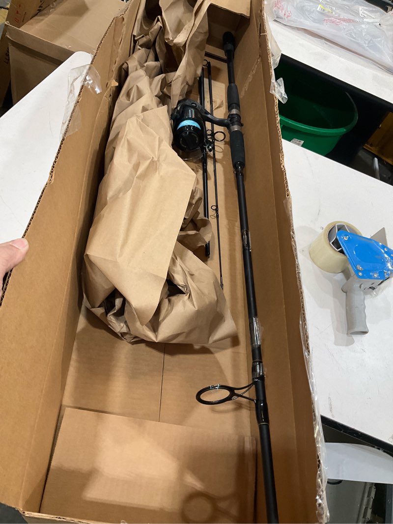 Condition photo showing As Is for penn wrath ii spinning reel and fishing rod combo