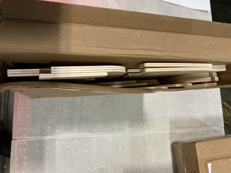 Condition photo showing Good Condition for yuntau bookmark display for 2.2'' bookmark, adjustable dividers, portable sticker holder, curved pockets greeting card display for business vendor, retail store shop(15 pockets,wood) wood 15 pockets