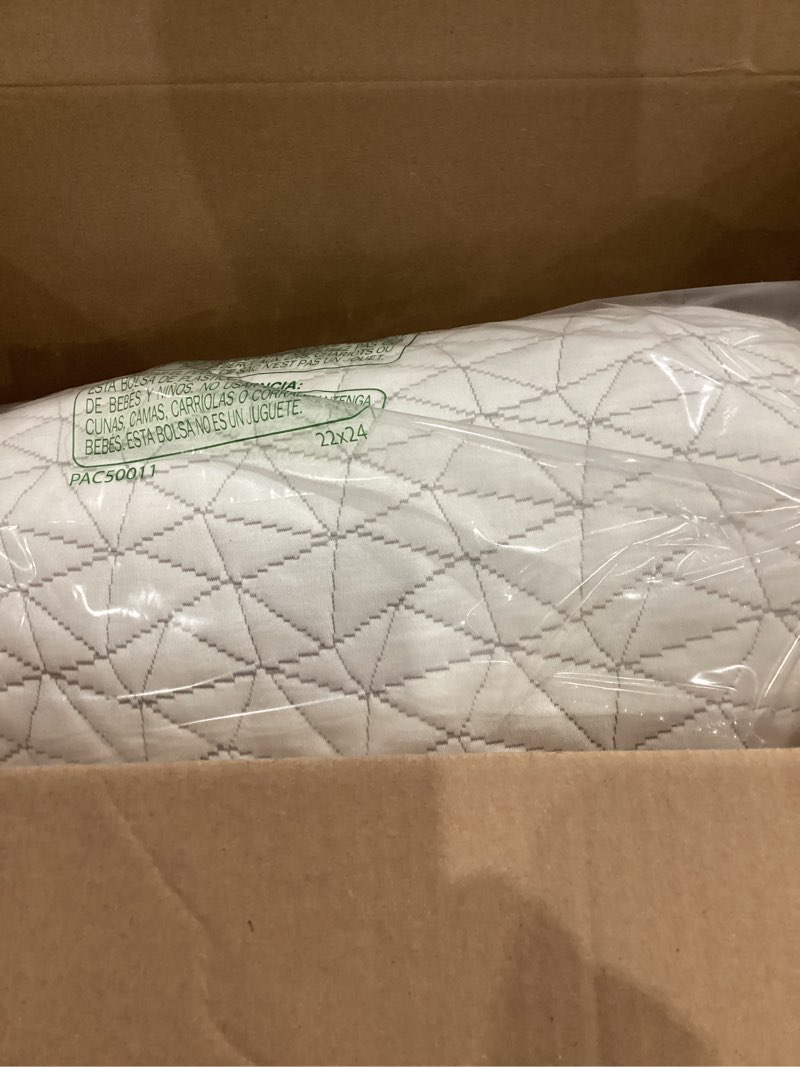 Condition photo showing Good Condition for Coop Home Goods Eden Pillow King Size Bed Pillow for Sleeping - Medium Soft Memory Foam, Cooling Gel - Back, Stomach and Side Sleeper Pillow - CertiPUR-US/GREENGUARD Gold