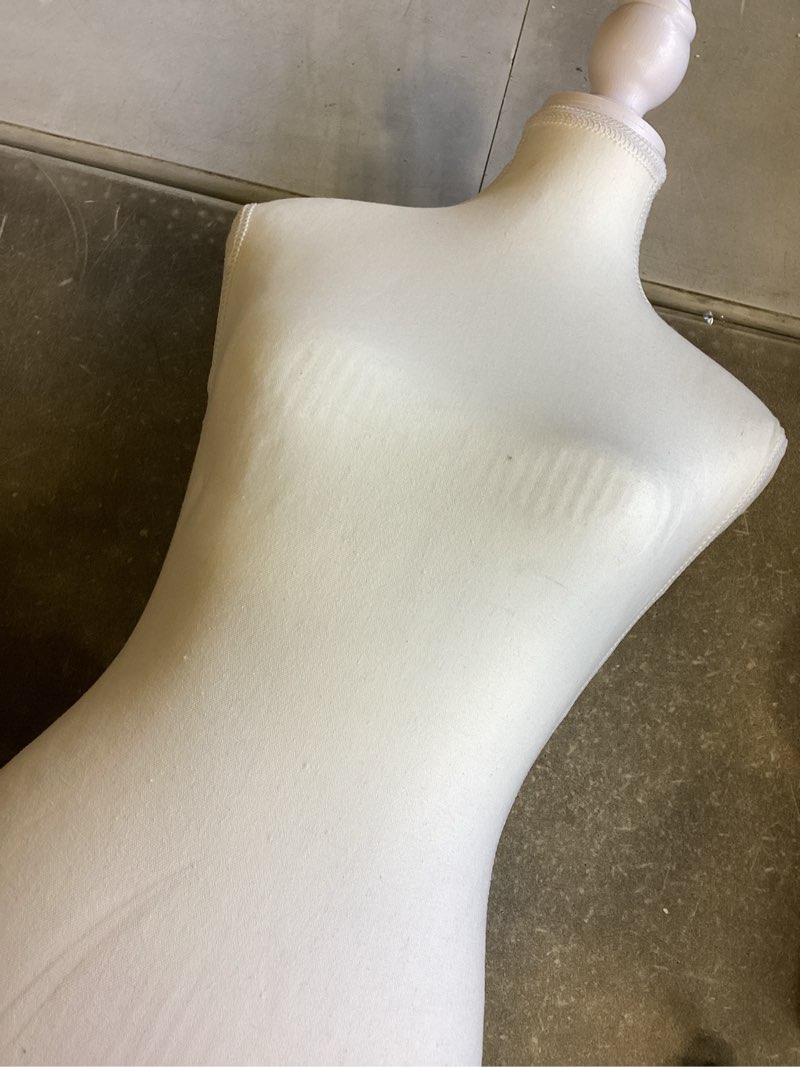 FDW Manikin 60”-67”Height Adjustable Female Dress Model Display Torso Body Tripod Stand Clothing Forms (White, 60-67 Inches) White 60-67 Inches
