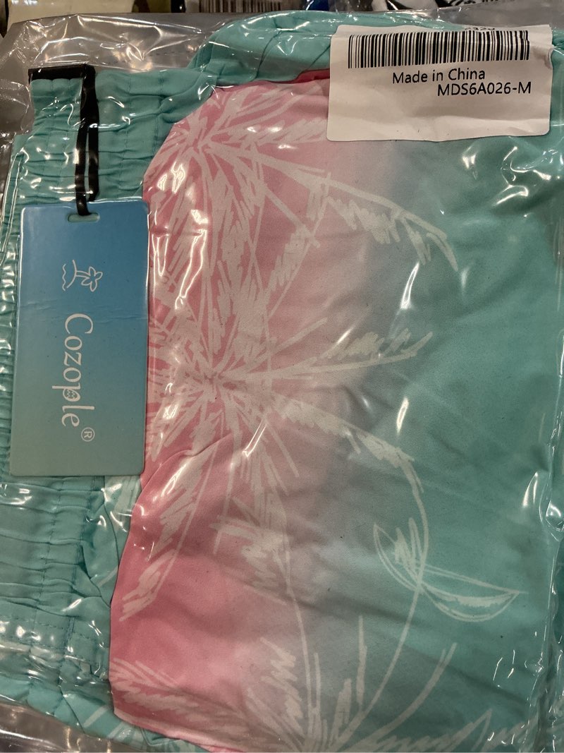 Condition photo showing New/Like New for medium lollipie mens swim trunks with compression liner 5.5  inseam quick dry bathing suit lightweight swimming shorts bathing trunks swimwear board shorts