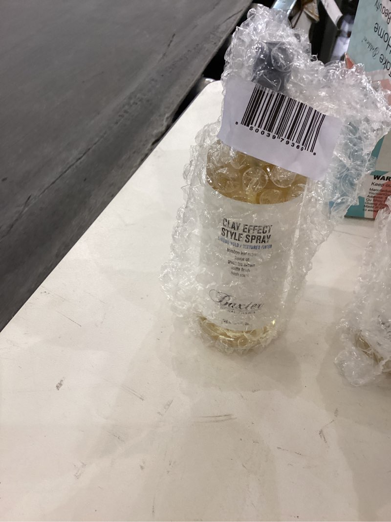 baxter of california clay effect style spray for men | textured finish | strong hold | hair styler |