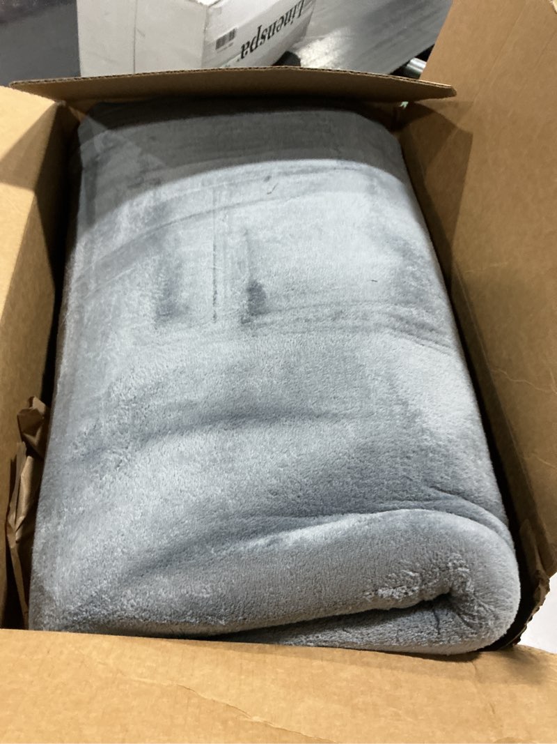 Condition photo showing As Is for 1.3" Thick Baby Play Mat for Floor Playpen, 71x59 Large Foam Tummy Time Mat, Padded Support Soft Plush Nursery Rug for Infant Kids Toddler Crawling Kick Activity (Light Grey) Light Grey 59"×71"×1.3"