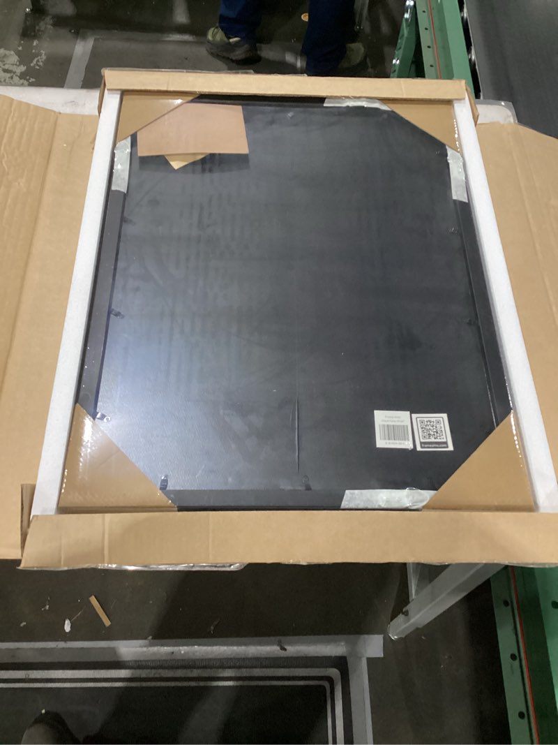 Condition photo showing New/Like New for Frame Amo 18x24 Black Shadow Box Frame, Tempered Glass Front and Solid Wood Border, 2.5 inch Thick, Display Case for Items or Posters, High-End, Heavy-Duty, Gallery Grade Black 18x24