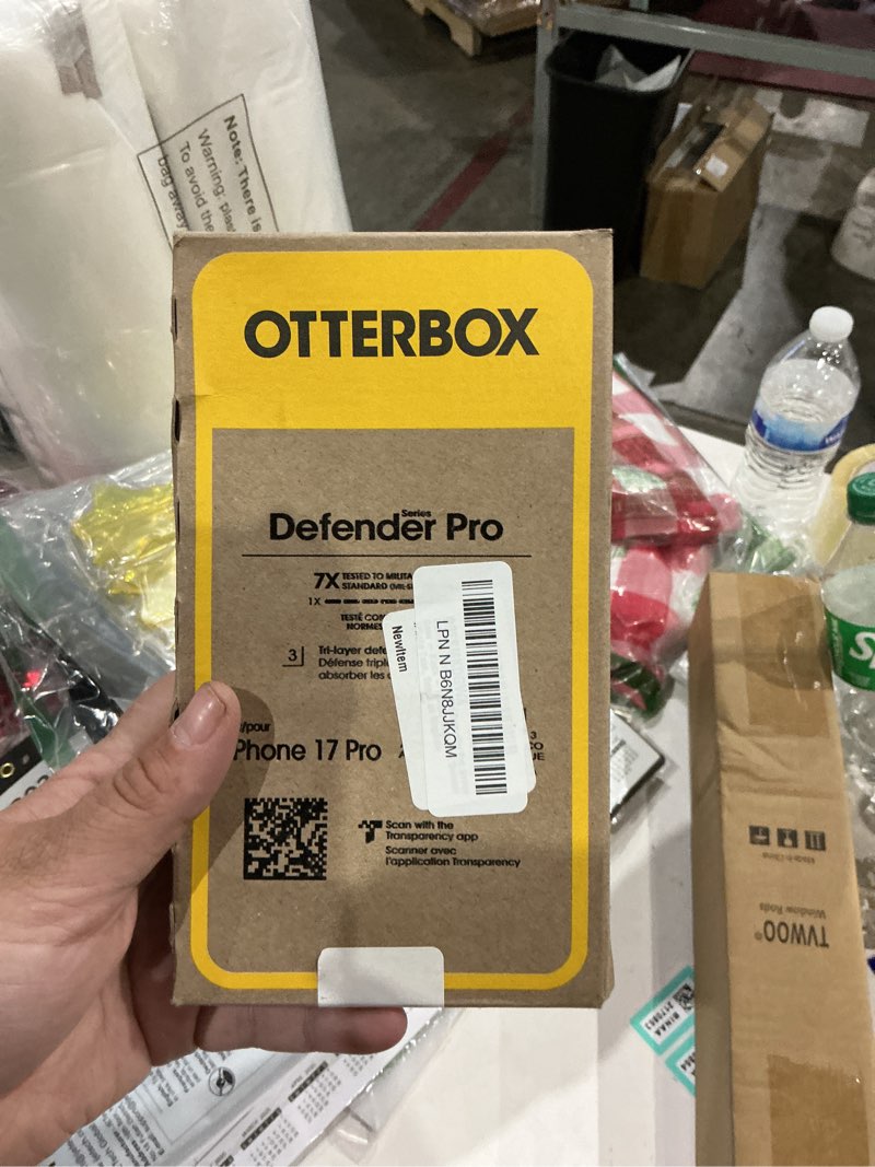 Condition photo showing New/Like New for otterbox iphone 17 pro defender pro series case - black - tough, rugged & durable iphone case, snaps on magsafe iphone 17 pro black