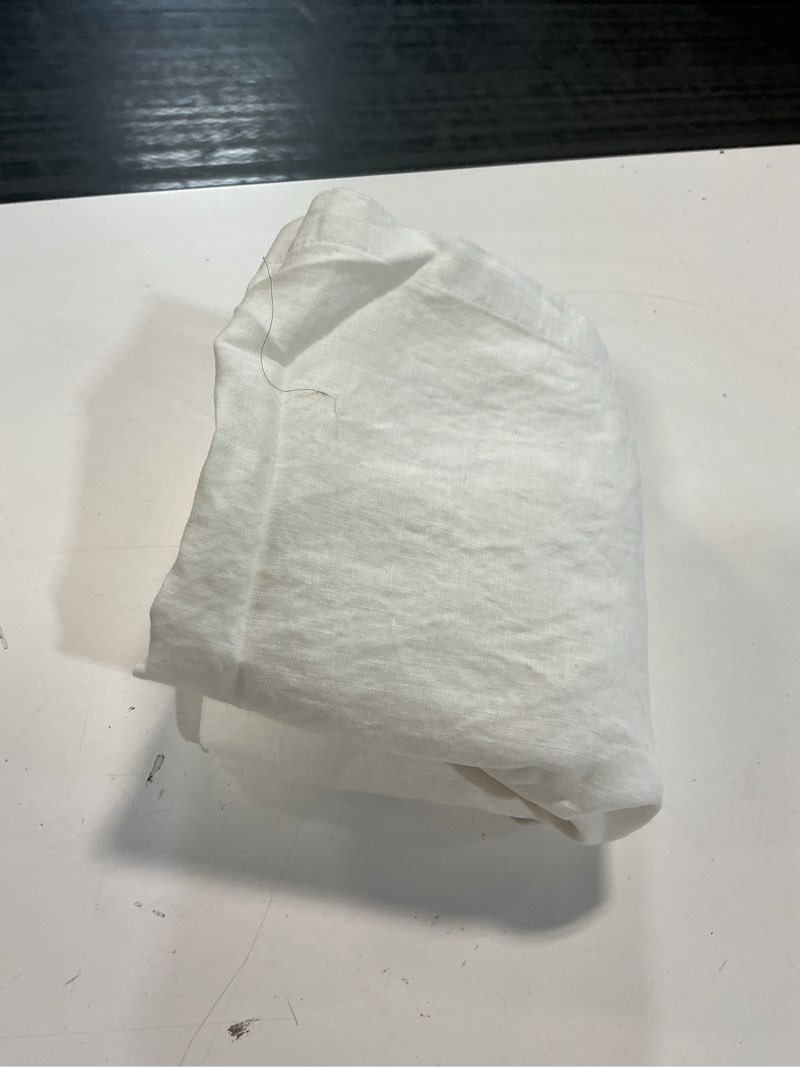 Condition photo showing Good Condition for european linen euro sham, euro, ivory