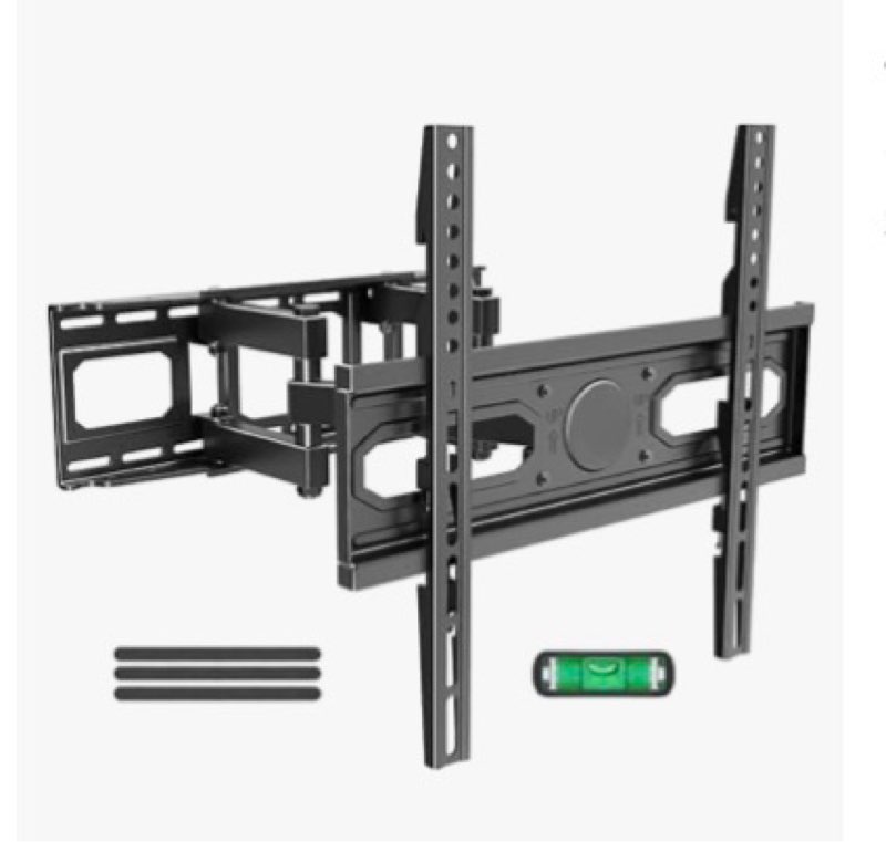 full motion articulating tv wall mount swivel tilting bracket fit for 26-65 in flat & curved tvs