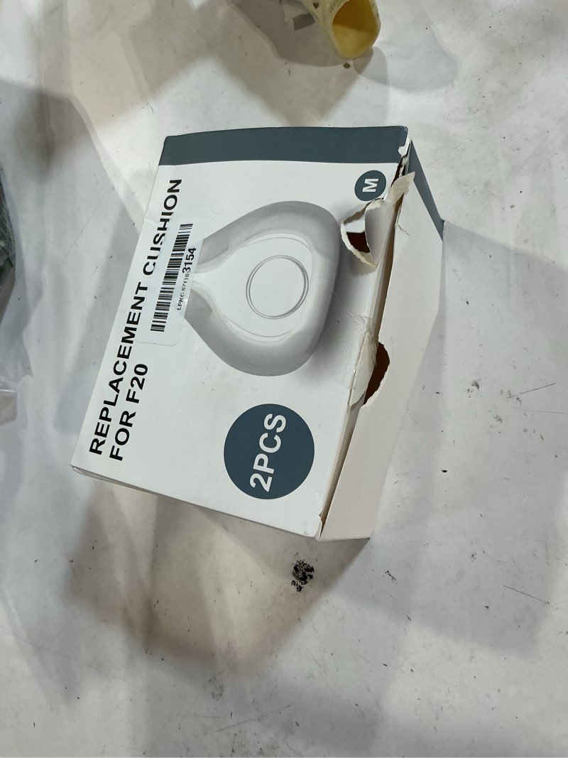 Condition photo showing New/Like New for replacement cushion for airfit f20 (2 pack) -full face cpap mask cushion-compatible with original f20 frame, nose and mouth coverage, reliable seal & snug fit (m) 2pcs medium