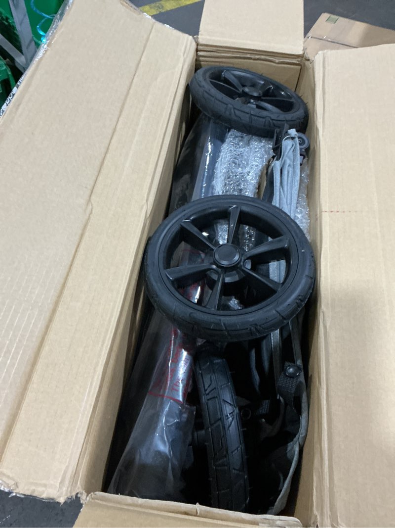 Condition photo showing Good Condition for baby jogger city mini gt2 all-terrain double stroller with forever air rubber tires and all-wheel suspension pike exclusive includes belly bars leatherette handlebar and premium fabric double stroller pike with belly bar