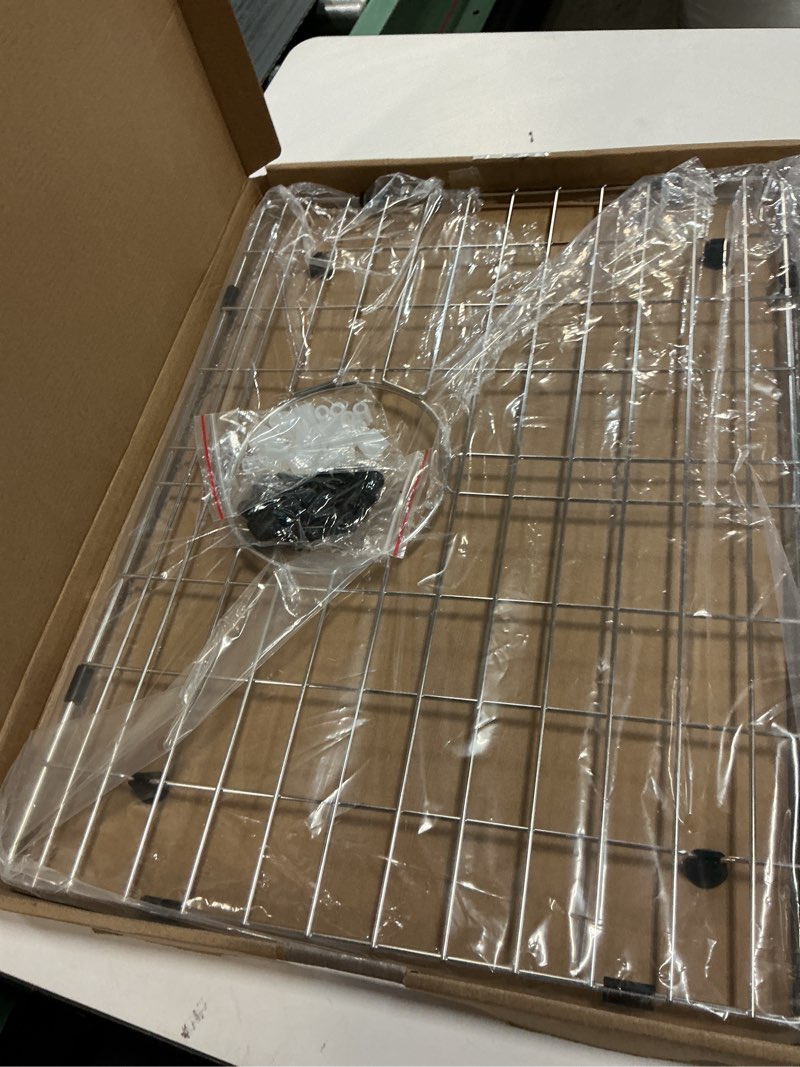 Condition photo showing Good Condition for Serene Valley 19-1/4" X 14-1/8" Sink Grid, Rear Drain with Corner Radius R 3/8", NLW2015R