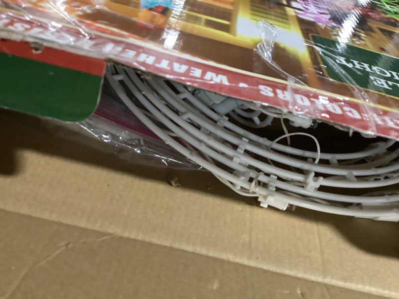 Condition photo showing Good Condition for Presence 3 PCS Spiral Christmas Tree with Lights for Outside, Collapsible Multicolor LED Lighted Mode Christmas Tree for Outdoor