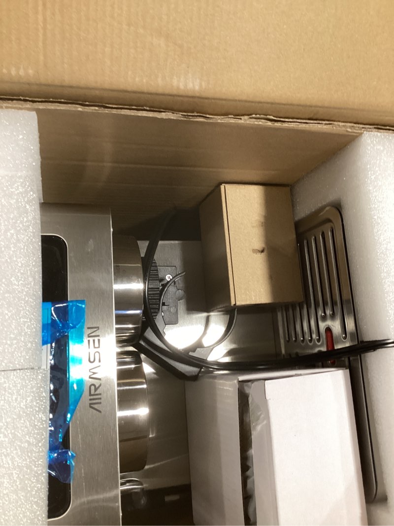 Condition photo showing New/Like New for AIRMSEN Espresso Machines with Burr Grinder, 20 Bar, Milk Frother Steam Wand, Stainless Steel Coffee Maker for Home - Cappuccino Latte & ??Cold Brew?? Iced Coffee Maker & Americano