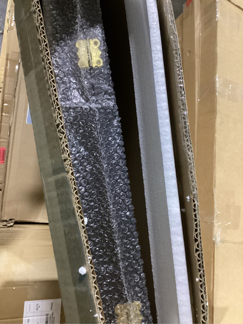 Condition photo showing Good Condition for large graded sports card display case, 40 baseball card display frame, wall cabinet with 98% uv protection acrylic door for football basketball hockey trading cards collection, horizontal 40 cards display case horizontal