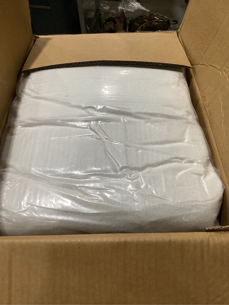 Condition photo showing New/Like New for pool pad 15 ft round above ground, geotextile thick pool liner pad for bottom protection, heavy-duty under pool mat for puncture prevention, swimming pool liners for outdoor padding, white