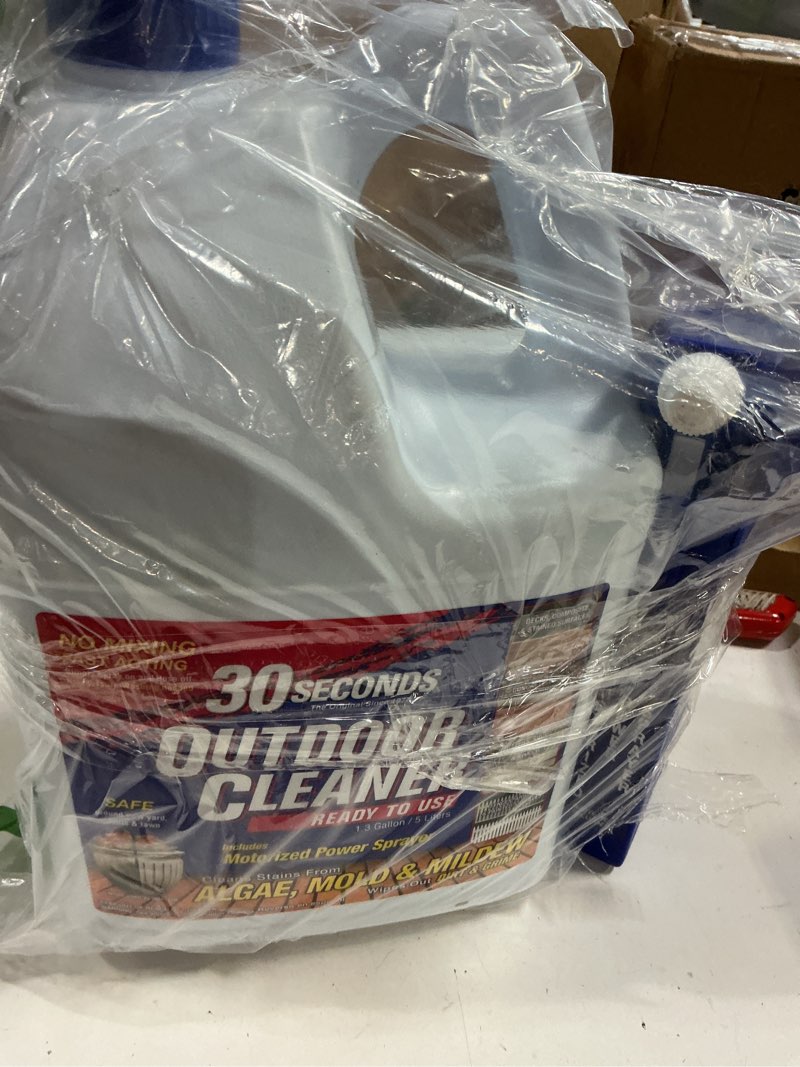 Condition photo showing New/Like New for outdoor clnr 1.3gal rtu