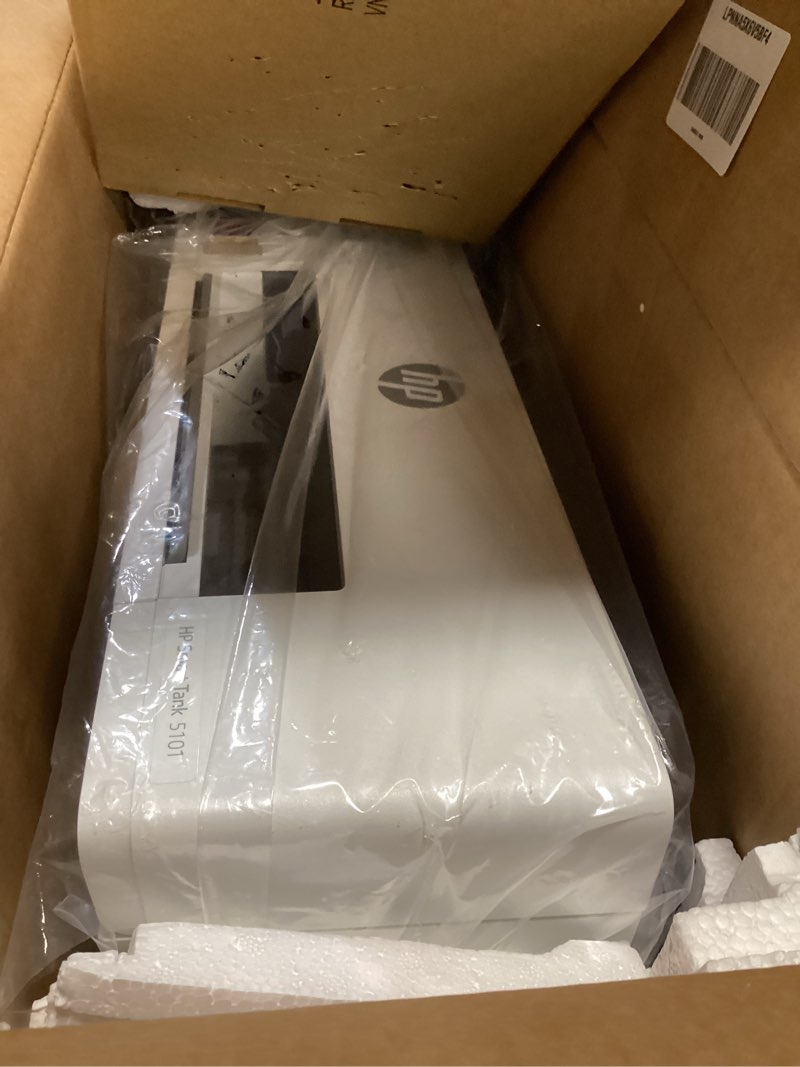 Condition photo showing As Is for HP Smart Tank 5101 Wireless All-in-One Refillable Printer, Scanner,