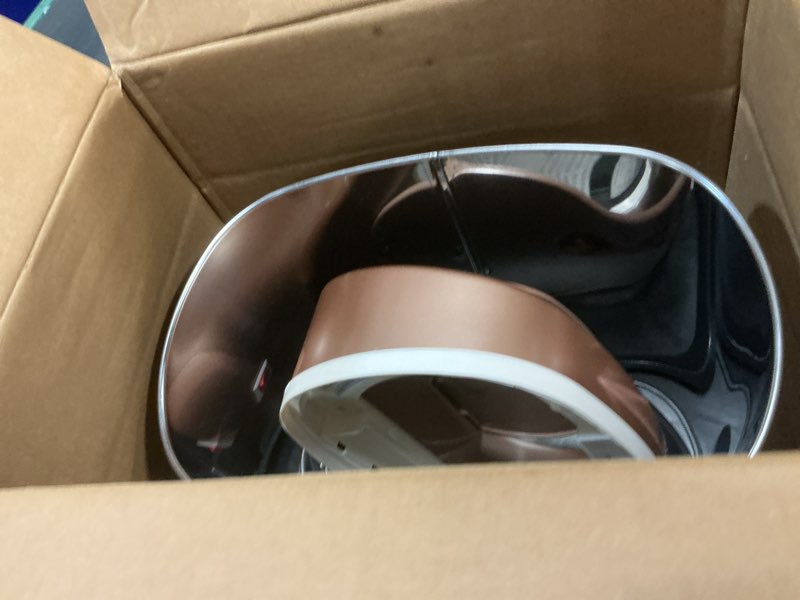 Condition photo showing New/Like New for 15l stainless steel smart trash can with infrared motion sensor | touchless 0.3s fast open & auto-close | long-lasting battery life (champagne gold)