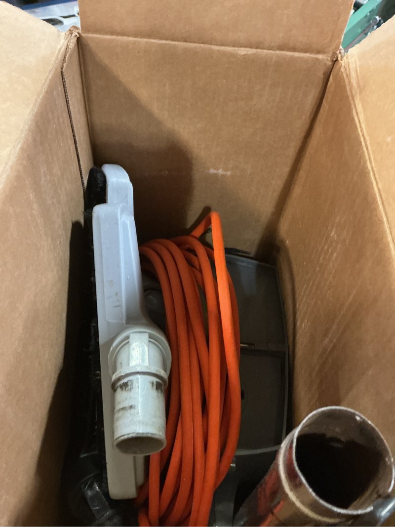 Condition photo showing As Is for Hoover Commercial PORTAPOWER Lightweight Canister Vacuum Cleaner with Attachments, Portable Carriable Handheld Small Professional Grade Bagged, 8 Pounds, CH30000, Black