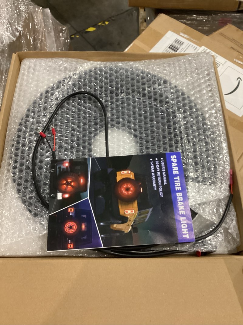 Condition photo showing New/Like New for Upgraded Spare Tire Brake Light for Bronco 3rd Brake Light, 360 LEDs Super Bright Rear Third Brake Light Plug-and-Play Wheel Light fit for Bronco 2021 2022 2023 2024 2/4 door, Not for Sport/Raptor