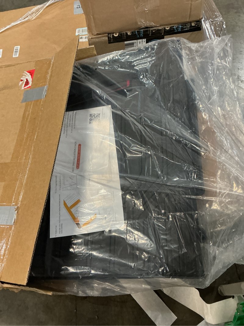 Condition photo showing New/Like New for floor mats for 2024 2025 2026 chevy equinox ev(non fuel) trunk mat with backrest mat and storage mats, door sill protectors, all weather cargo liner back seat cover for equinox ev accessories floor mat & cargo liner with backrest mat