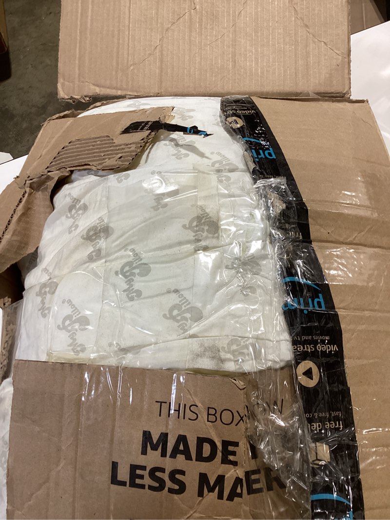 MyPillow Bedding Bed Pillows for Sleeping Queen Size, Set of 2, Gusseted for Back, Stomach or Side S