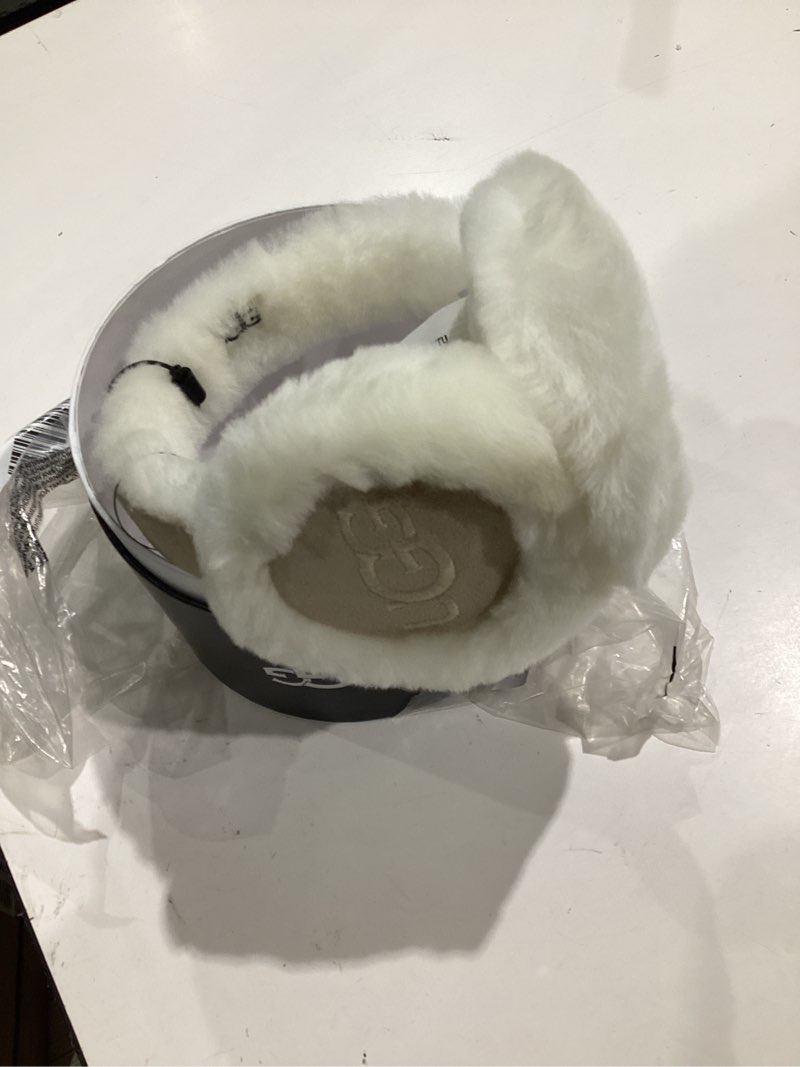 Condition photo showing Good Condition for ugg women's water resistant sheepskin earmuffs with embroidered logo