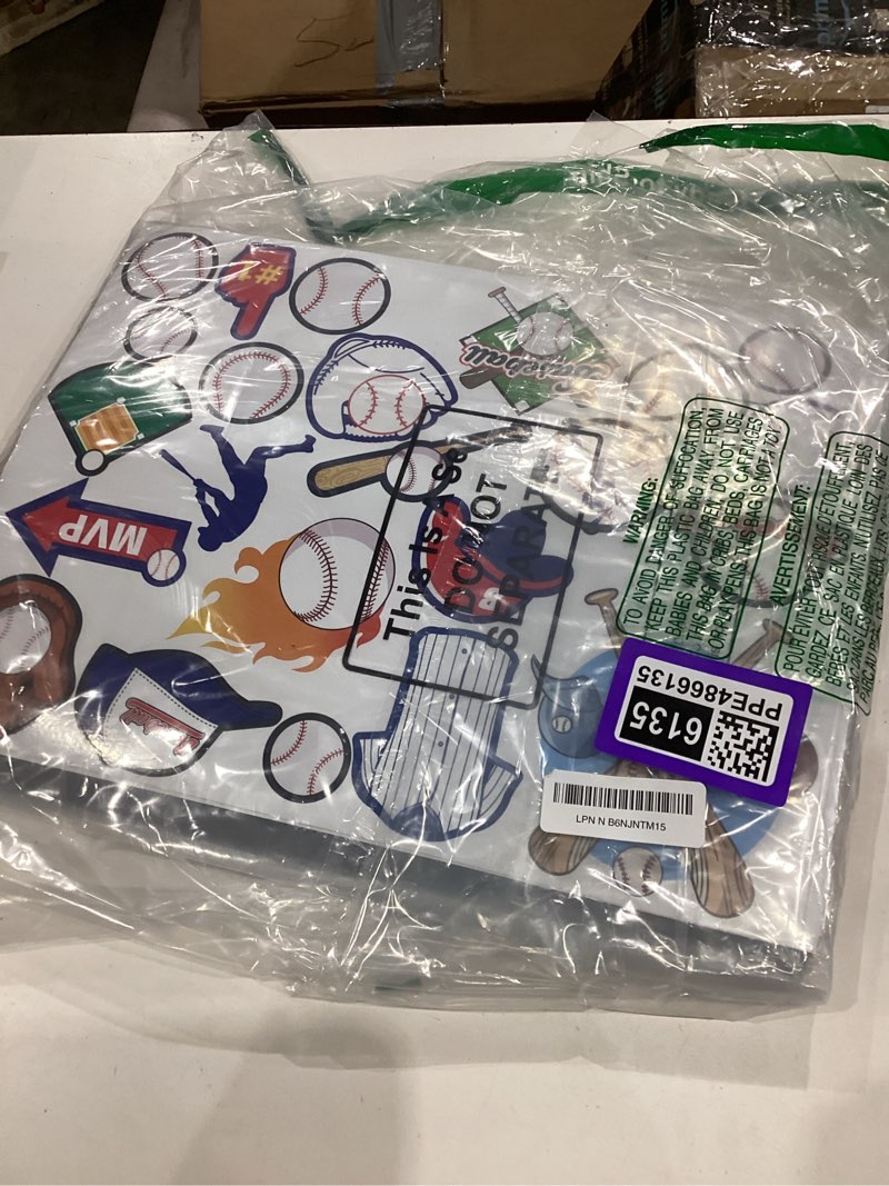 Condition photo showing Good Condition for tinlade 3 set baseball senior night gifts senior 2026 photo display board 24" x 16" trifold poster board with baseball themed stickers for graduation picture frame sport theme party supplies