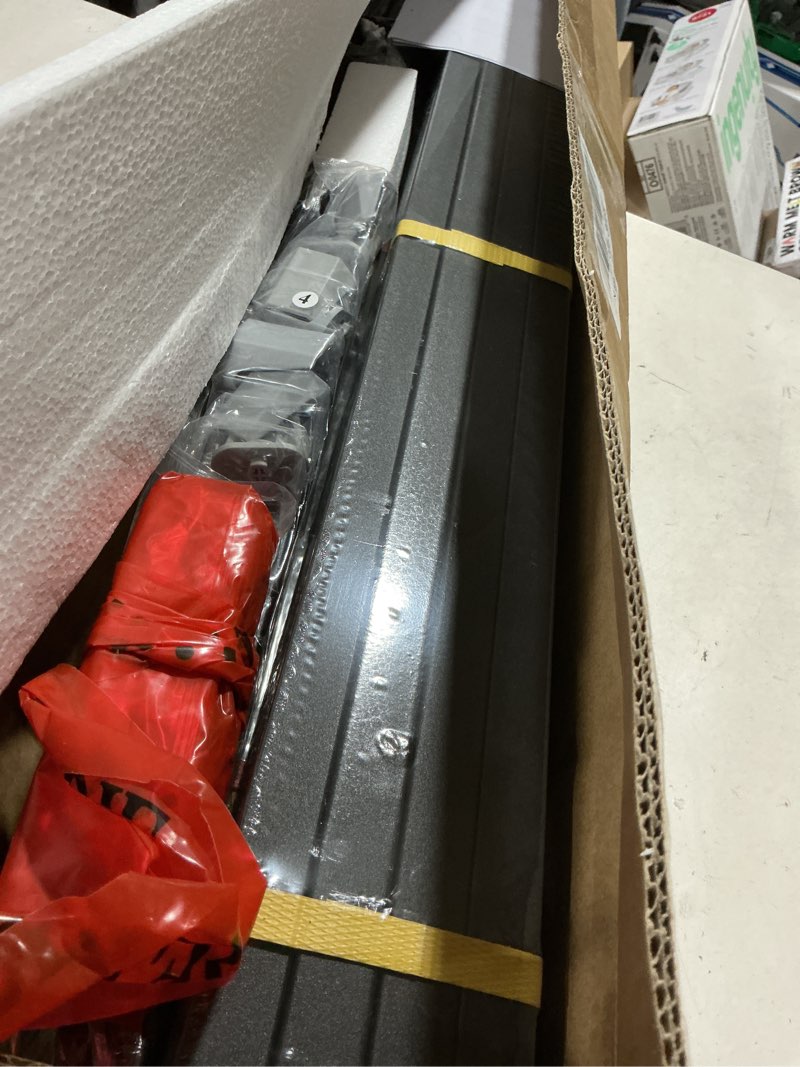 Condition photo showing Good Condition for vasagle twin metal bed frame 16 inches tall, 550 lb weight capacity, no box spring needed, with under-bed storage, easy setup, heavy-duty platform bed, mattress retainers, matte black urmb663bd02s 16 inch twin