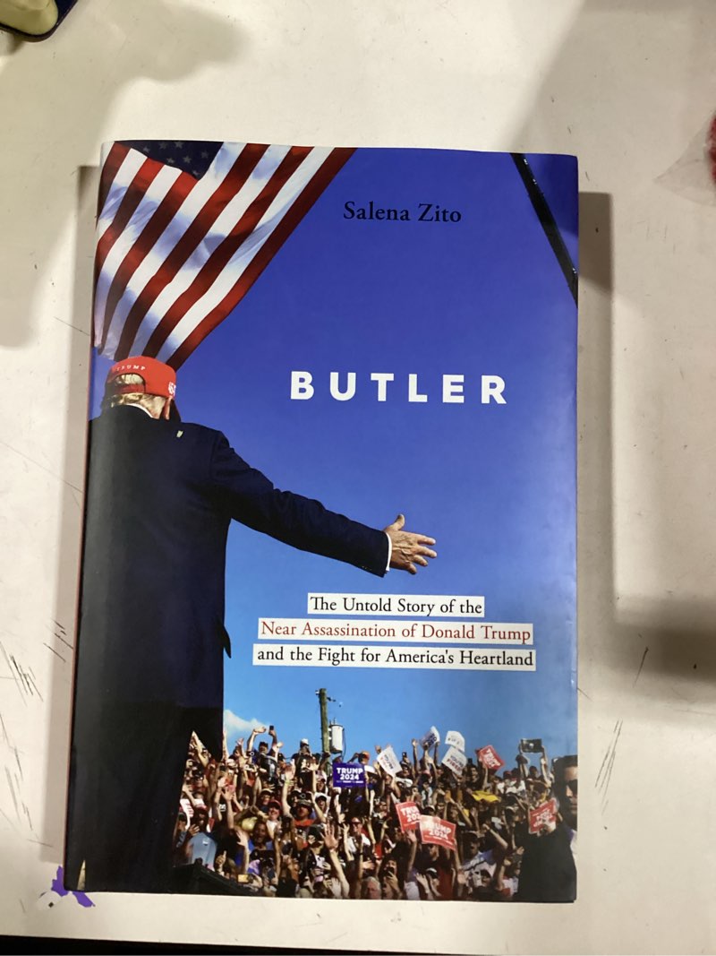 Condition photo showing Good Condition for Butler: The Untold Story of the Near Assassination of Donald Trump and the Fight for America's Heartland